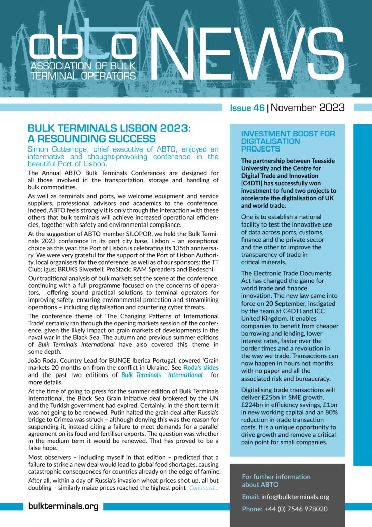 Latest edition of ABTO News